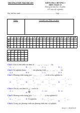 Đề kiểm tra chương 1 Toán 11 trường PTDT Nội Trú – Hà Nội (bản Word)